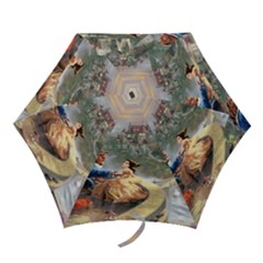 Beauty And The Beast Castle Mini Folding Umbrellas by artworkshop