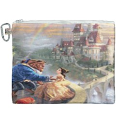 Beauty And The Beast Castle Canvas Cosmetic Bag (xxxl)