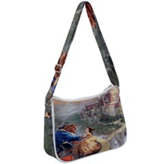 Beauty And The Beast Castle Zip Up Shoulder Bag by artworkshop