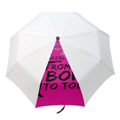 Bow To Toe Cheer Folding Umbrellas by artworkshop