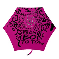 Bow To Toe Cheer Mini Folding Umbrellas by artworkshop