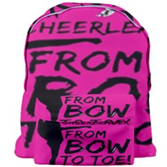 Bow To Toe Cheer Giant Full Print Backpack by artworkshop