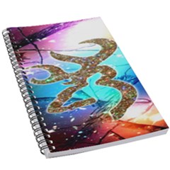 Browning Deer Glitter Galaxy 5 5  X 8 5  Notebook by artworkshop