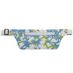 Birds Silhouette Motif Random Pattern Active Waist Bag