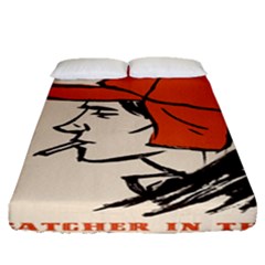 Catcher In The Rye Fitted Sheet (queen Size) by artworkshop