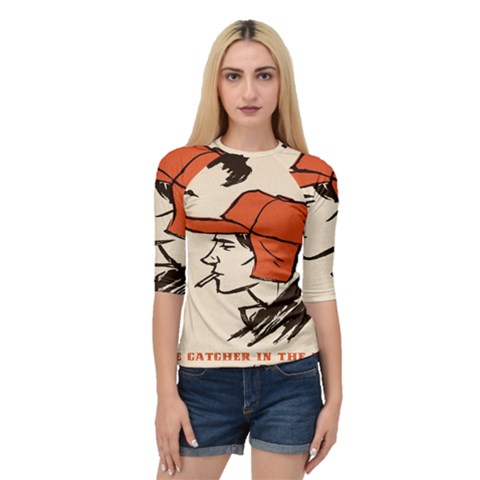 Catcher In The Rye Quarter Sleeve Raglan Tee by artworkshop