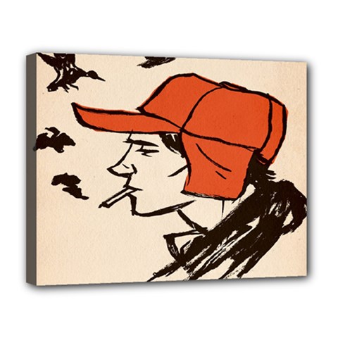 Catcher In The Rye Canvas 14  X 11  (stretched) by artworkshop