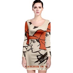 Catcher In The Rye Long Sleeve Bodycon Dress by artworkshop