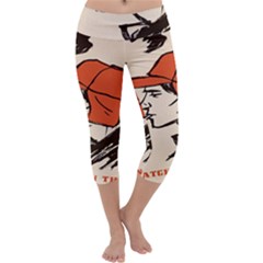 Catcher In The Rye Capri Yoga Leggings by artworkshop