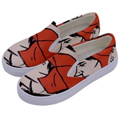 Catcher In The Rye Kids  Canvas Slip Ons by artworkshop