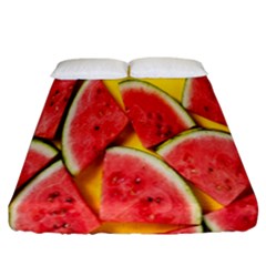 Watermelon Fitted Sheet (california King Size) by artworkshop