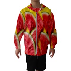 Watermelon Kids  Hooded Windbreaker by artworkshop