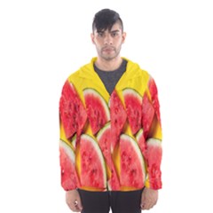 Watermelon Men s Hooded Windbreaker by artworkshop