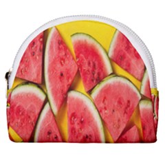 Watermelon Horseshoe Style Canvas Pouch