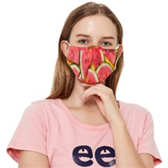 Watermelon Fitted Cloth Face Mask (adult) by artworkshop