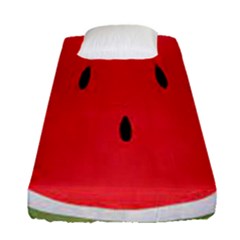 Watermelon Pillow Fluffy Fitted Sheet (single Size) by artworkshop