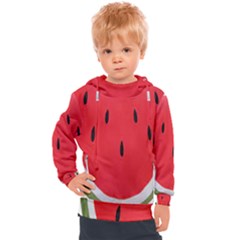 Watermelon Pillow Fluffy Kids  Hooded Pullover