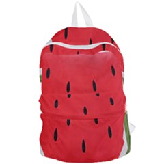 Watermelon Pillow Fluffy Foldable Lightweight Backpack by artworkshop