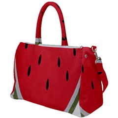 Watermelon Pillow Fluffy Duffel Travel Bag by artworkshop