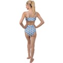 Flowers Pattern Tied Up Two Piece Swimsuit View2