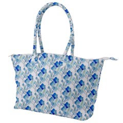 Flowers Pattern Canvas Shoulder Bag