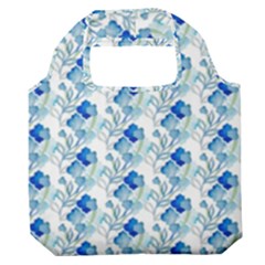 Flowers Pattern Premium Foldable Grocery Recycle Bag by Sparkle