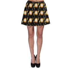 Flowers Pattern Skater Skirt by Sparkle