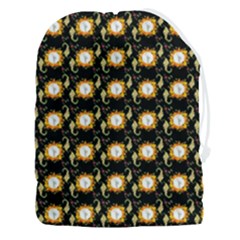 Flowers Pattern Drawstring Pouch (3xl) by Sparkle