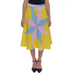 Geometry Perfect Length Midi Skirt by Sparkle