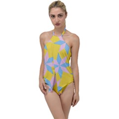 Geometry Go With The Flow One Piece Swimsuit by Sparkle