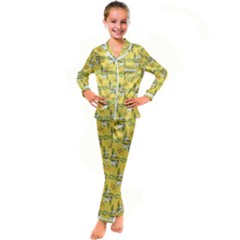 Digitalart Kid s Satin Long Sleeve Pajamas Set by Sparkle