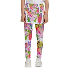 Bunch Of Flowers Kids  Skirted Pants by Sparkle