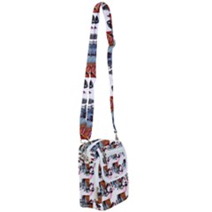 Modern Art Shoulder Strap Belt Bag by Sparkle