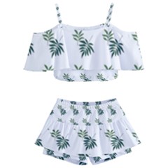 Tropical Kids  Off Shoulder Skirt Bikini by Sparkle