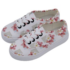 Floral Kids  Classic Low Top Sneakers by Sparkle