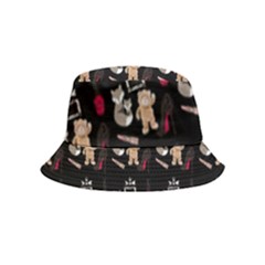 Cat Pattern Bucket Hat (kids) by Sparkle