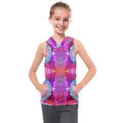 Pink Diamond Kids  Sleeveless Hoodie by Thespacecampers