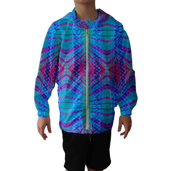 Beam Me Up Kids  Hooded Windbreaker