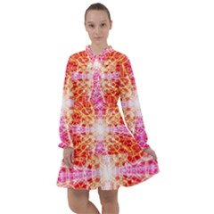 Bursting Energy All Frills Chiffon Dress by Thespacecampers