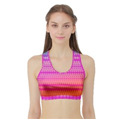 Daydreams Sports Bra With Border by Thespacecampers