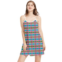 Dots On Dots Summer Frill Dress by Thespacecampers