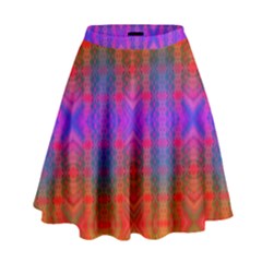 Electric Sunset High Waist Skirt by Thespacecampers