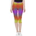 Electric Sunset Inside Out Lightweight Velour Capri Leggings  View1