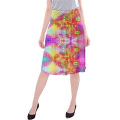 Fractaling Midi Beach Skirt by Thespacecampers