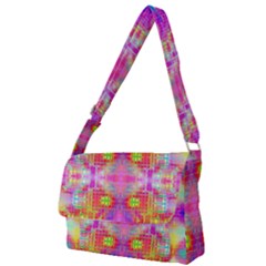 Fractaling Full Print Messenger Bag (s) by Thespacecampers