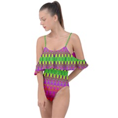 Groovy Godess Drape Piece Swimsuit by Thespacecampers