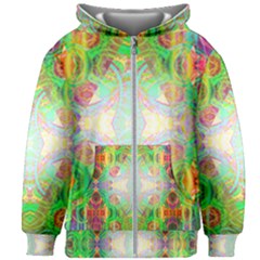 Art In Space Kids  Zipper Hoodie Without Drawstring by Thespacecampers