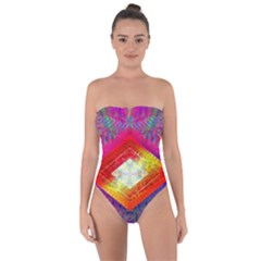 Diamond In The Rough Tie Back One Piece Swimsuit by Thespacecampers