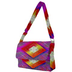 Diamond In The Rough Full Print Messenger Bag (l) by Thespacecampers