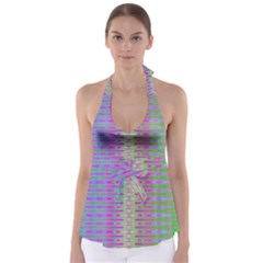 Glitch Machine Babydoll Tankini Top by Thespacecampers